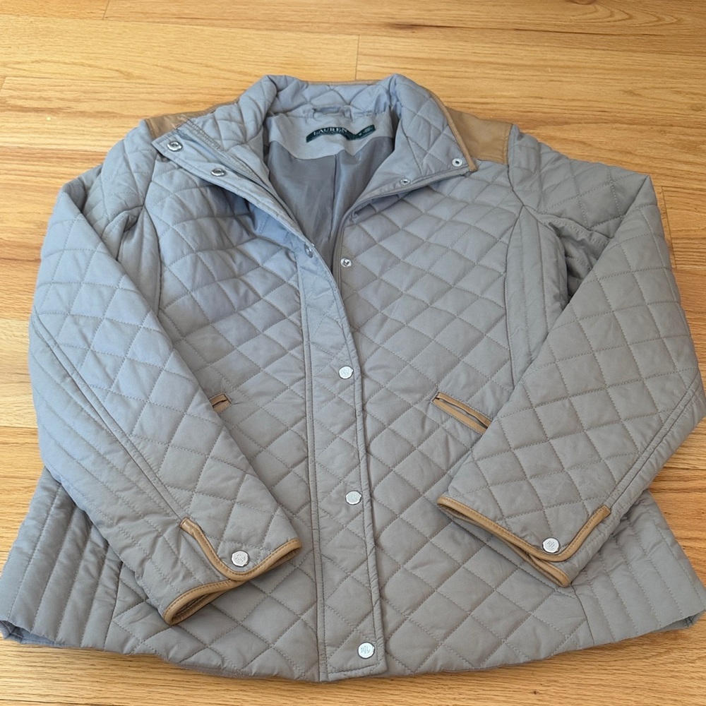 Lauren Ralph Lauren Quilted Tan Jacket